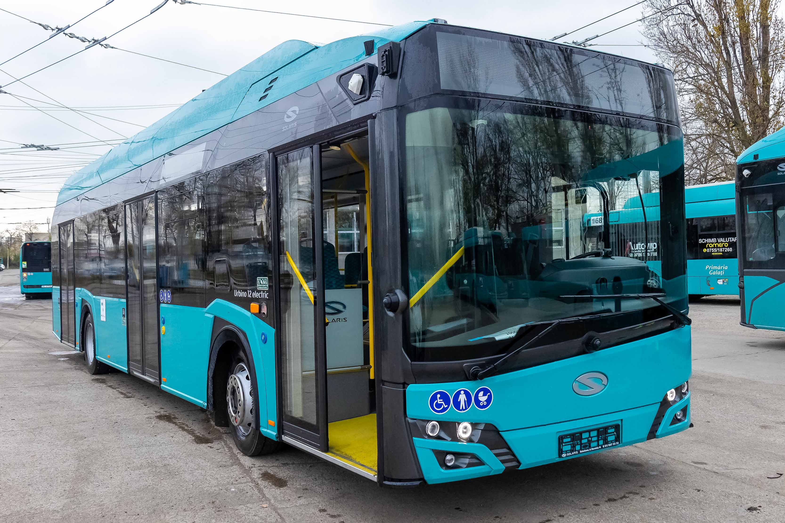 Primele autobuze electrice au sosit la Galați